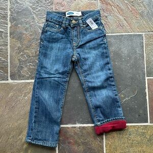 Old Navy Fleece Lined Jeans - Size 3T - NWT